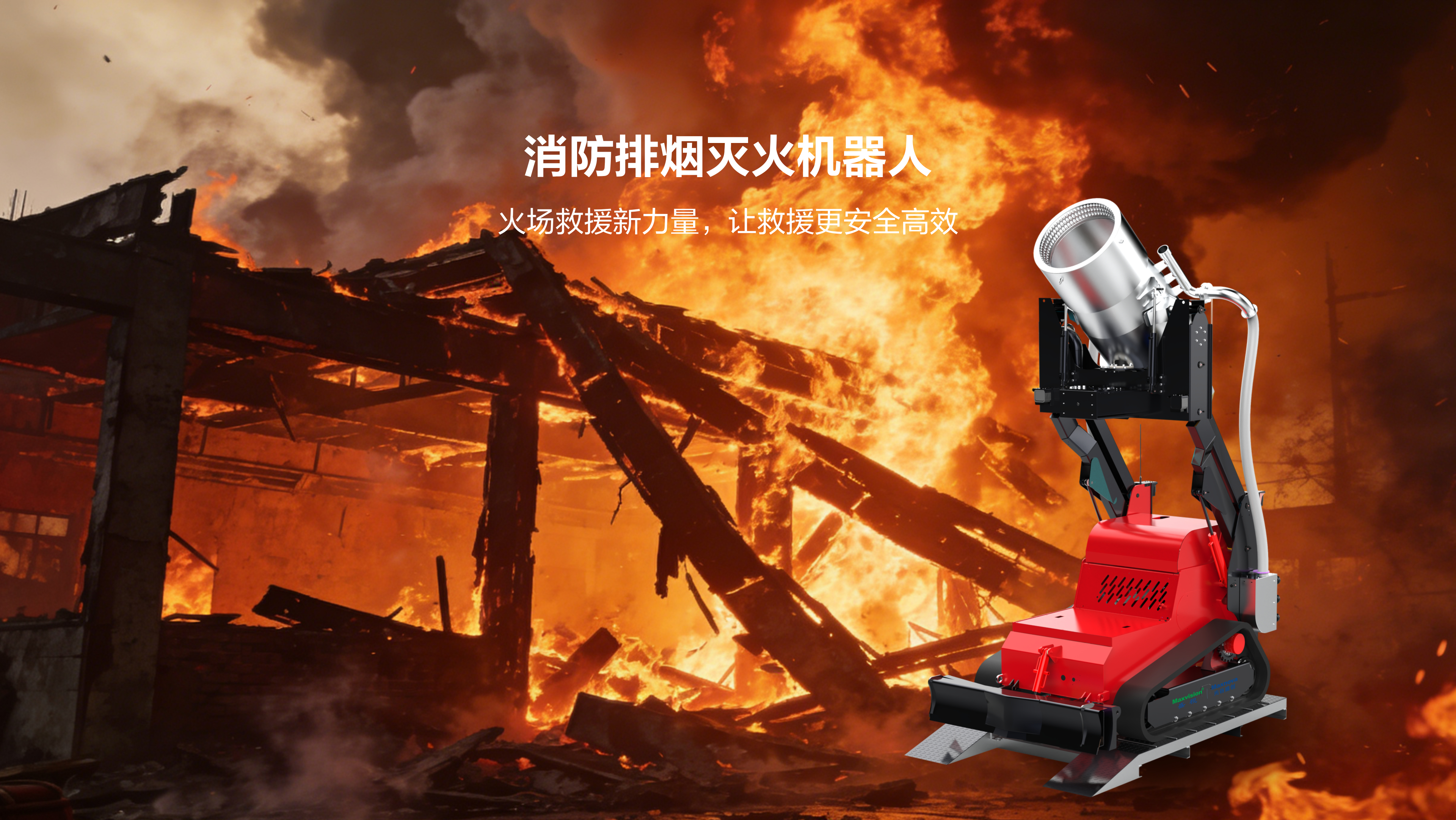 消防排烟灭火机器人